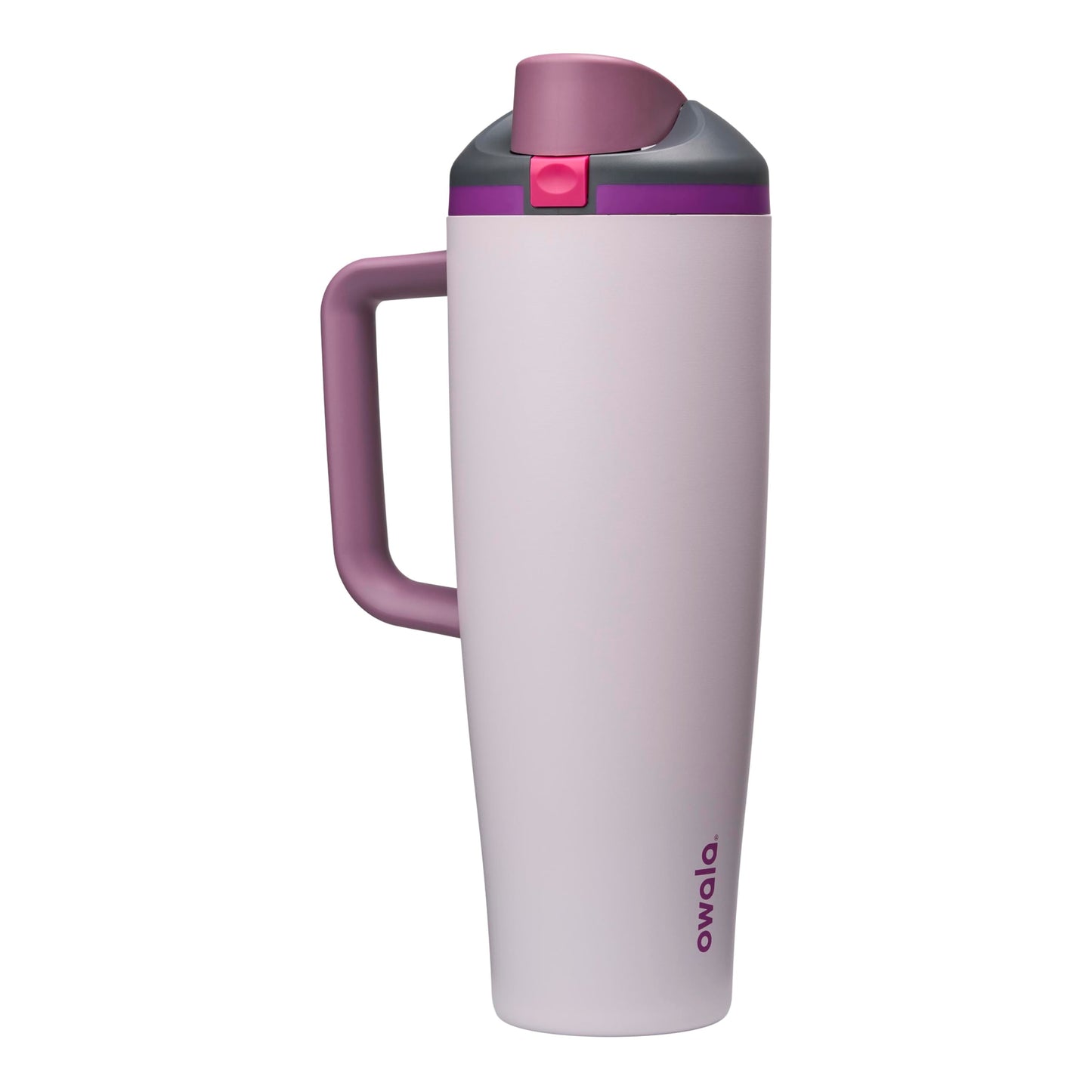 Owala FreeSip Tumbler Insulated Stainless Steel Water Bottle with Built-in Straw and Side Handle, For Travel, Work, School, and Sports, 40oz, BPA Free, Leak Proof, Iced Breeze